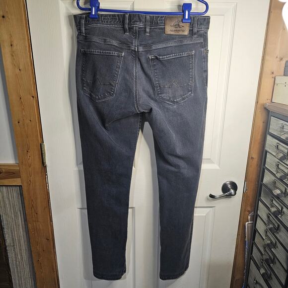 Alberto Pipe DS Dual FX Lefthand Denim Jeans – Regular Fit, Gray, Men's 36x31 - Picture 2 of 8